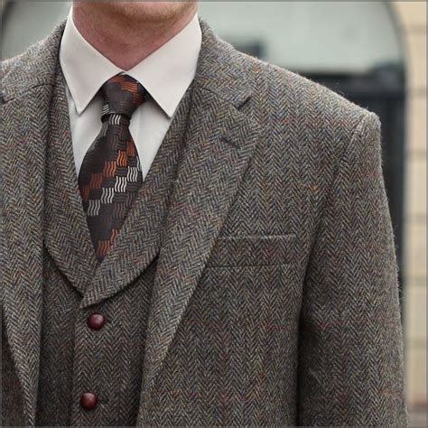 harris tweed herringbone jacket.